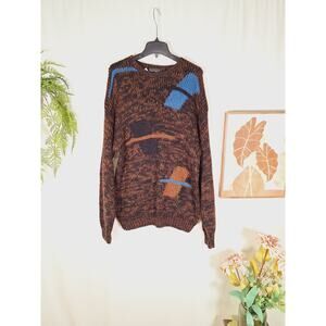 Peter England Vintage Men's Acrylic Sweater Large